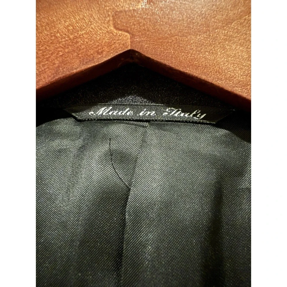 Canali Proposta Wool Blazer Mens 52L (US 42L) Gray Double Breasted‎ Italy